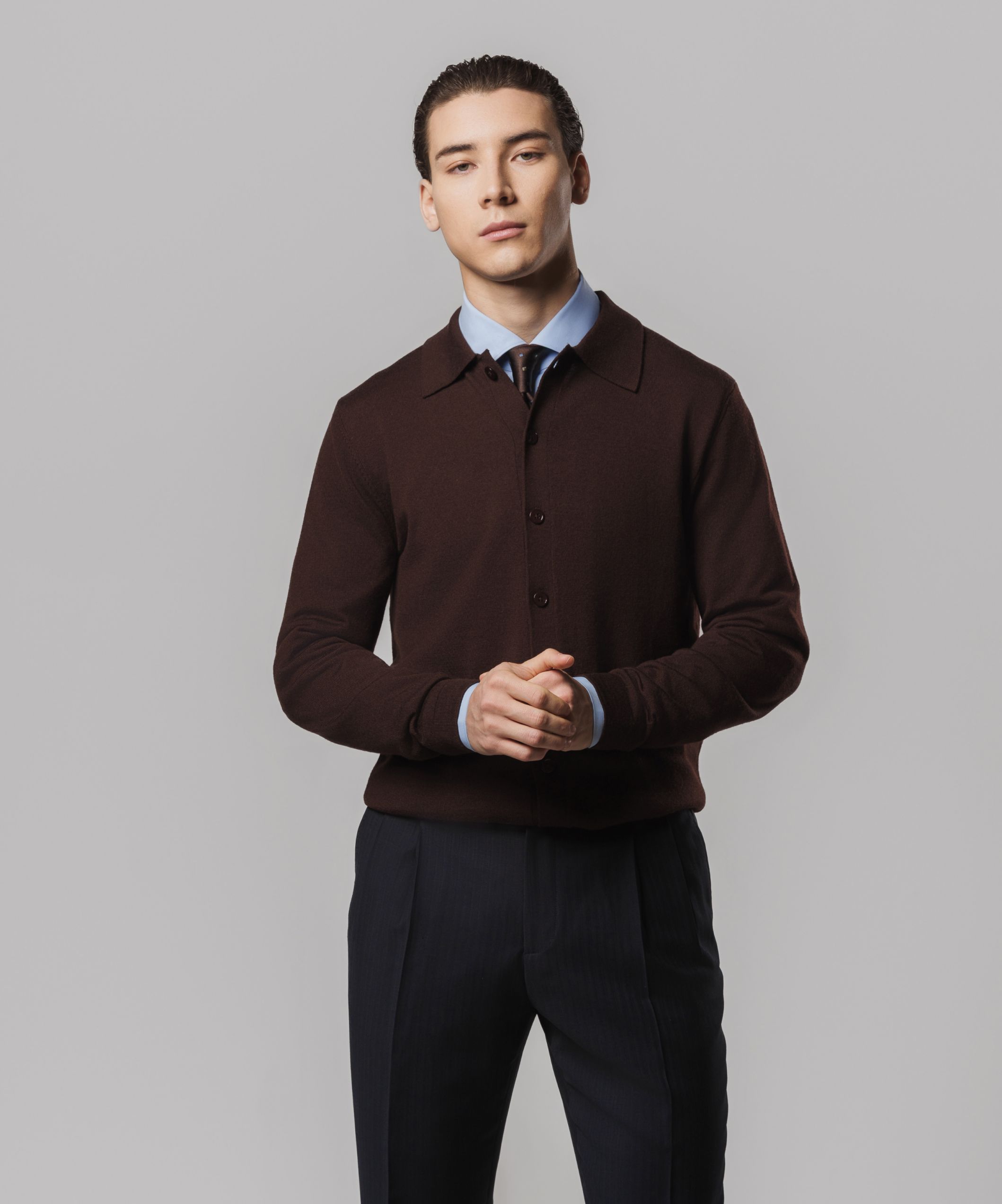 Кардиган на пуговицах