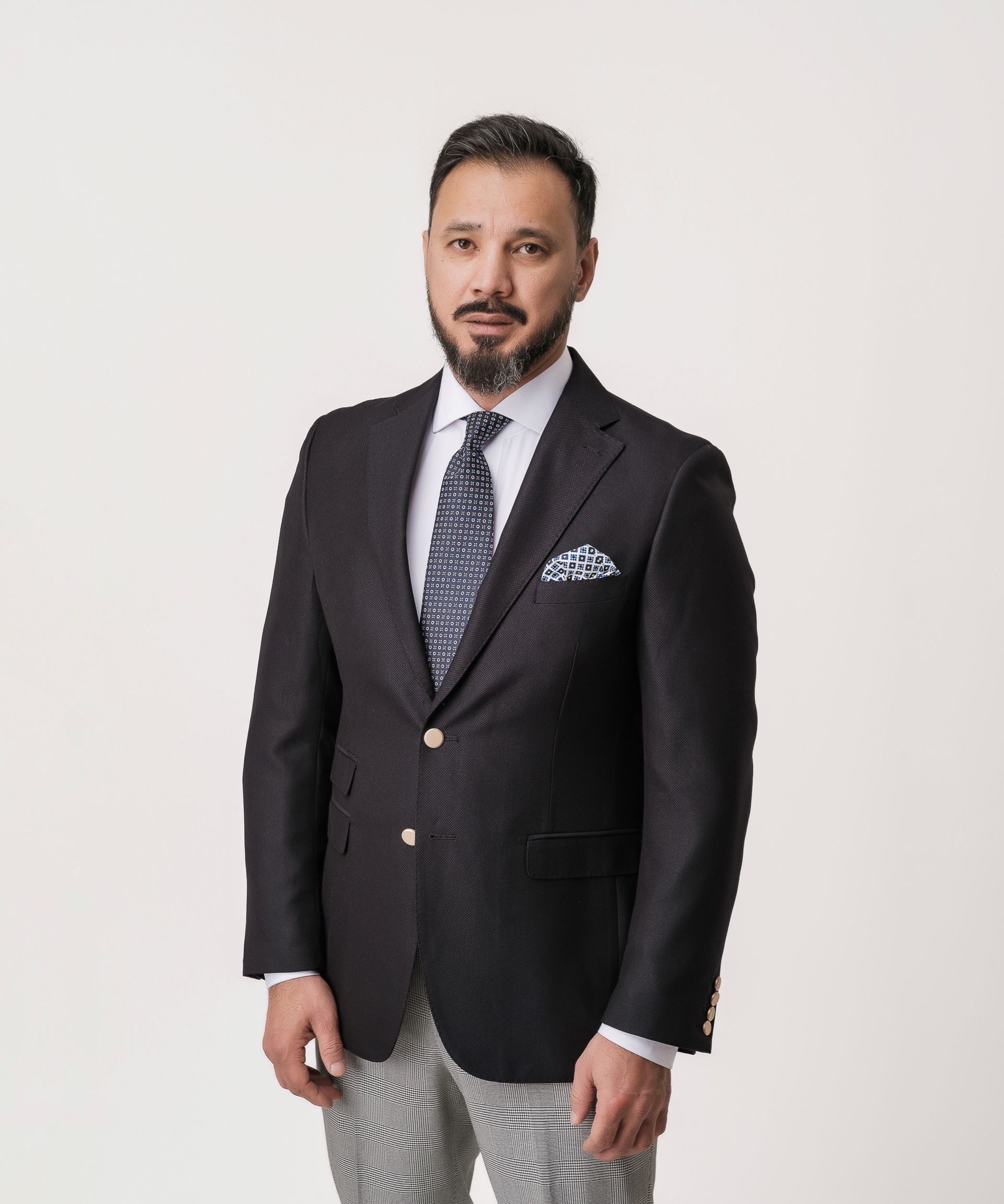 Однобортный костюм-компаньон