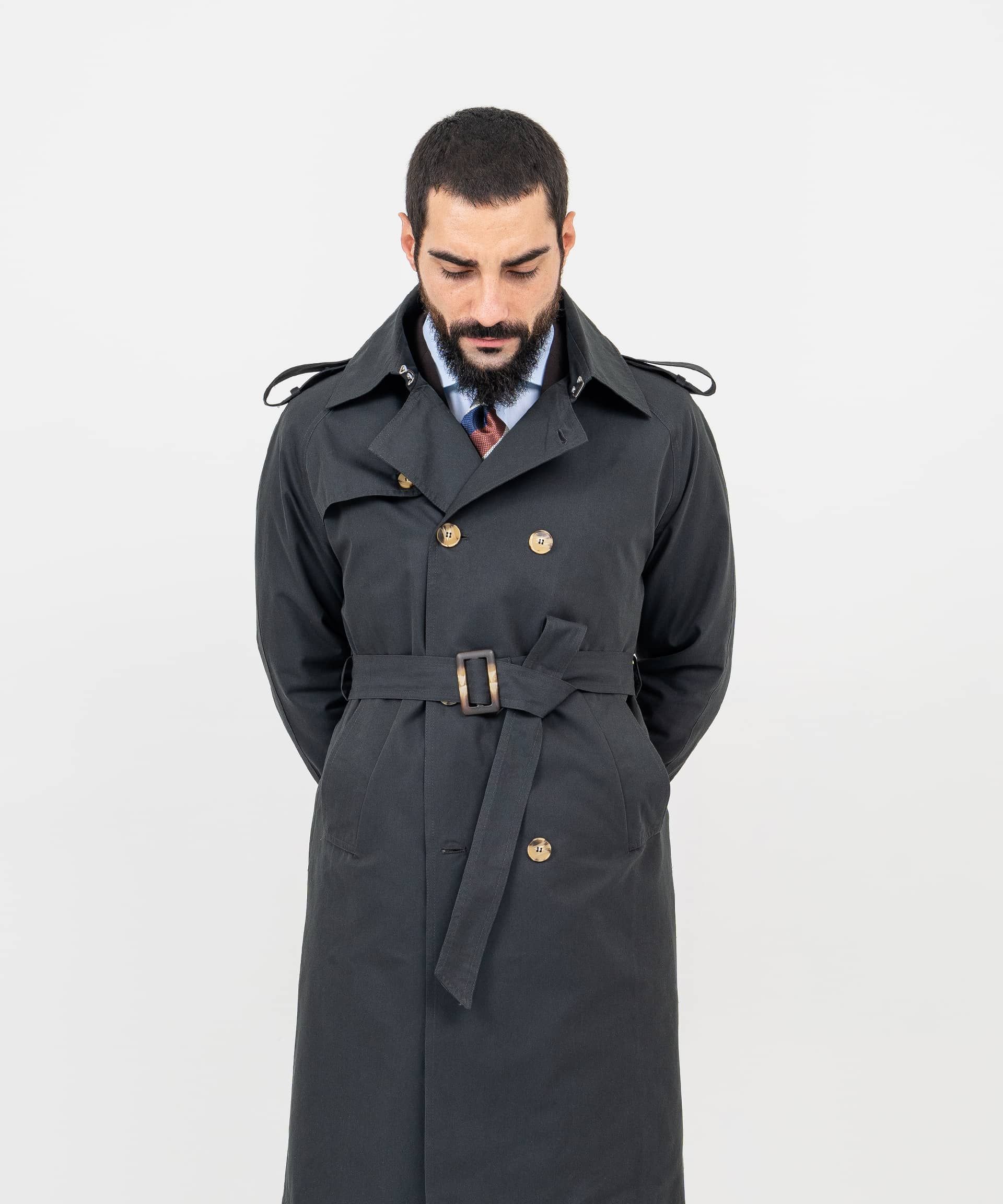 Серо-зеленый тренч