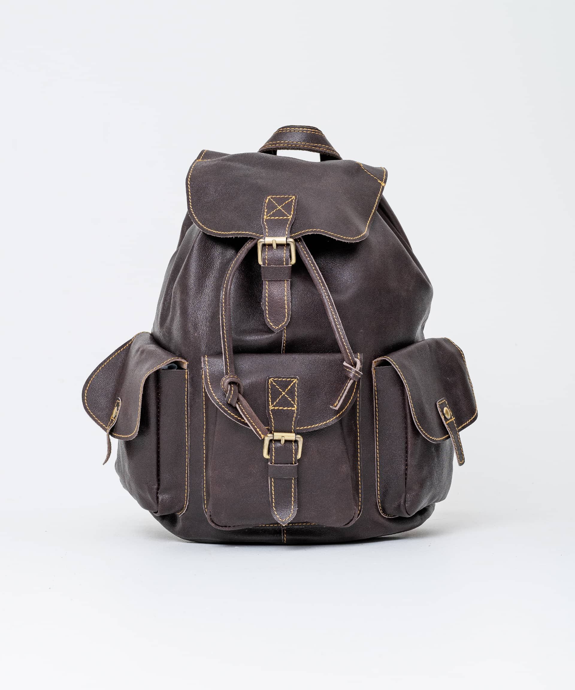 Рюкзак шоколадного цвета