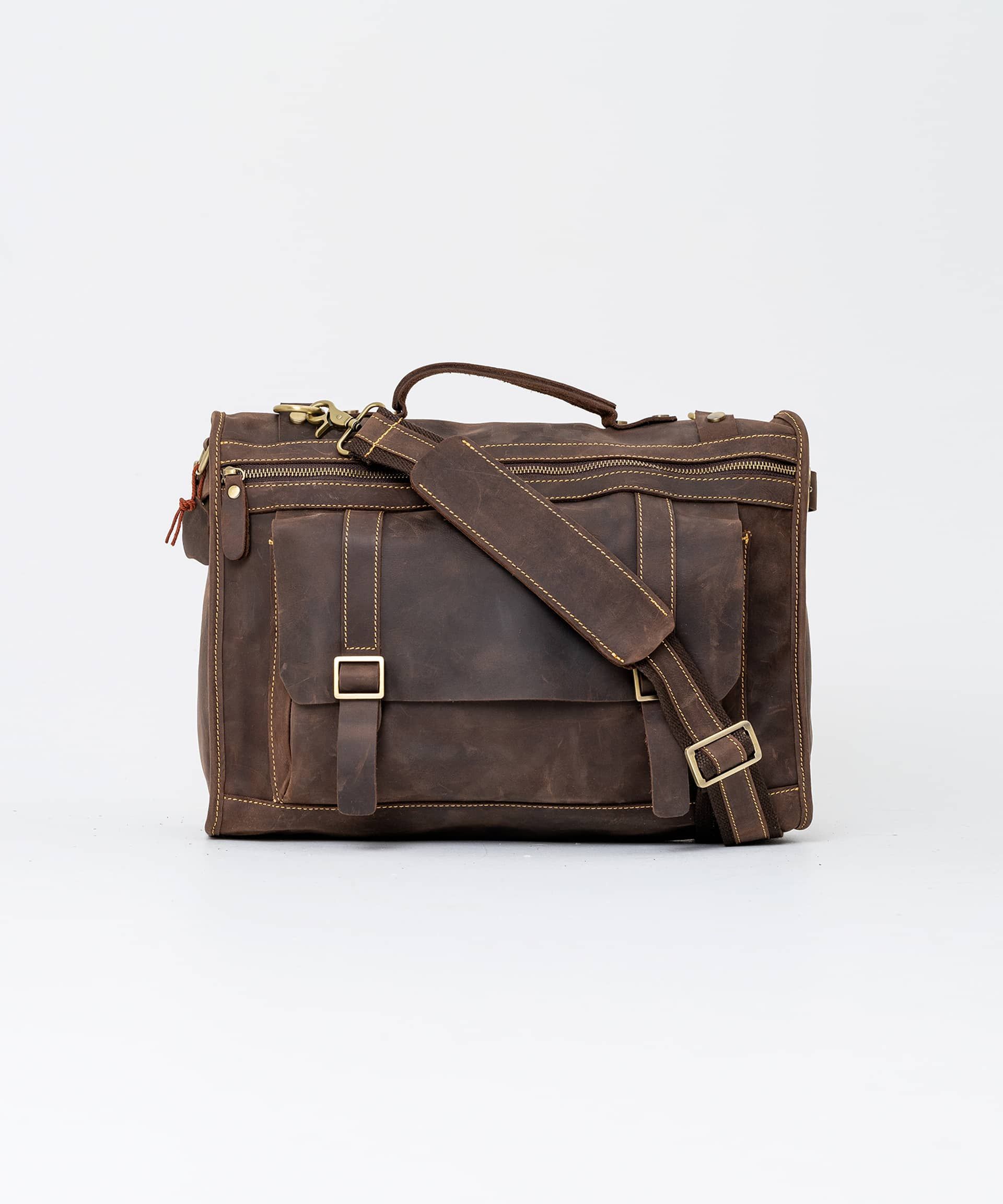 Сумка коричневого цвета